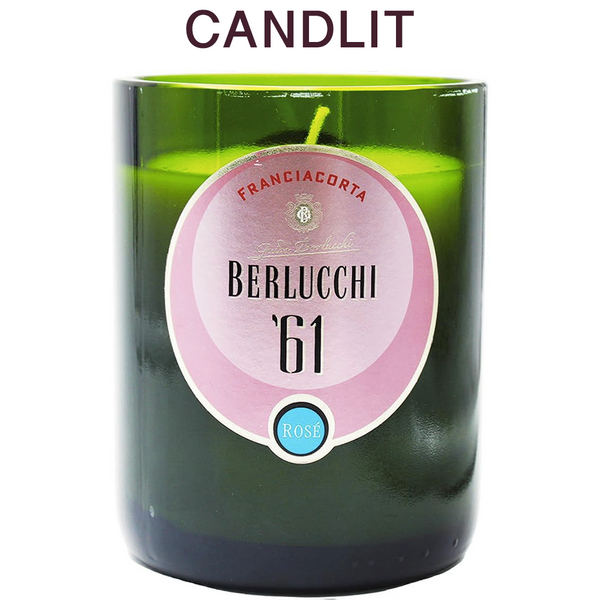 Candlit Candela in bottiglia Berlucchi '61 Rosé
