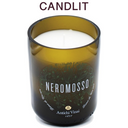 Candlit Candle in Bottle by Antichi Vinai Nero Mosso