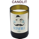 Candlit Candela in Bottiglia di Avezza Acino Blu