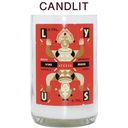 Candlit Candela in Bottiglia di Avezza Lyus