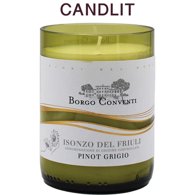 Candlit Candela in Bottiglia di Borgo Conventi Pinot Grigio