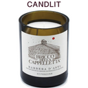 Candlit Candle in Bricco della Cappelletta Bottle