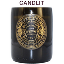 Candlit Candela in Bottiglia di Champagne Jeeper La Grand Cuvée