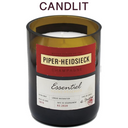 Candlit Candela in Bottiglia di Champagne Piper Heidsieck Essentiel