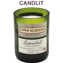 Candlit Candela in Bottiglia di Champagne Piper–Heidsieck Essentiel Blanc de Blanc