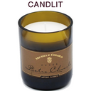 Candlit Candle in Bottle by Chiarlo Cuvée Pietro Chiarlo