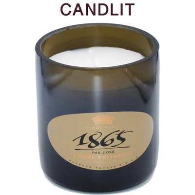 Candlit Candela in Bottiglia di Conte Vistarino 1865
