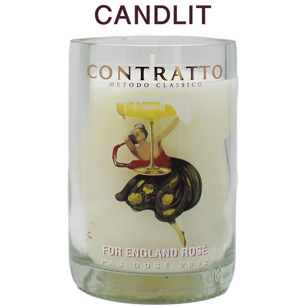Candlit Candela in Bottiglia di Contratto For England Pas Dosé