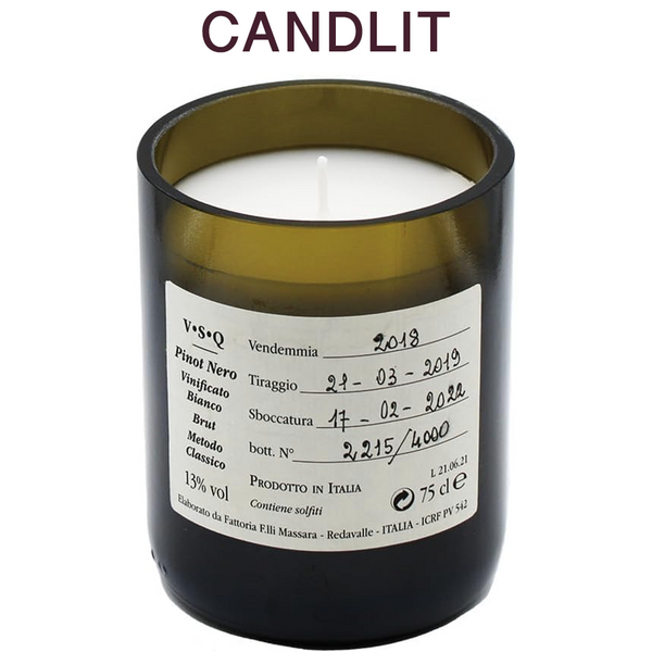 Candlit Candela in Bottiglia di Fratelli Massara Pinot nero