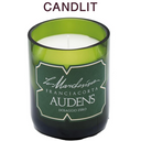 Candlit Candle in Bottle by Le Marchesine Audens