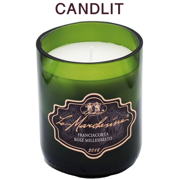 Candlit Candela in Bottiglia di Le Marchesine Rosé millesimato