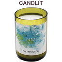 Candlit Candle in Bottle by Nals Margreid N.M.