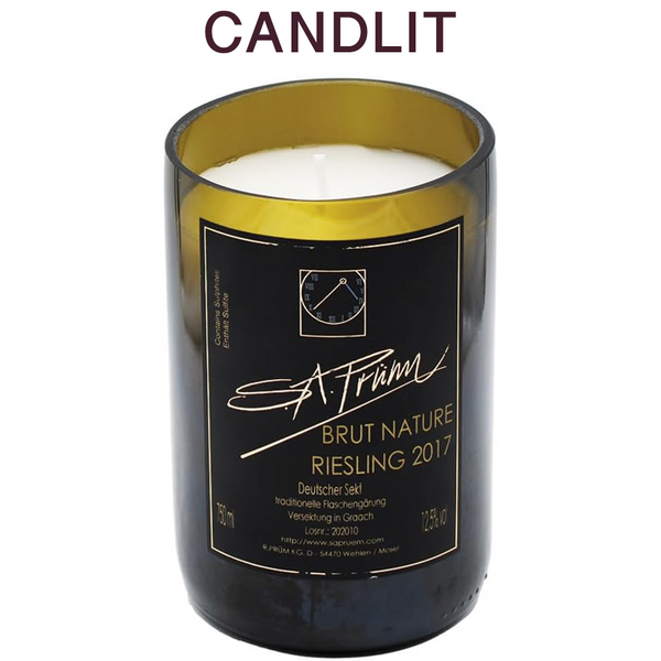Candlit Candela in Bottiglia di Prum Riesling sekt brut nature