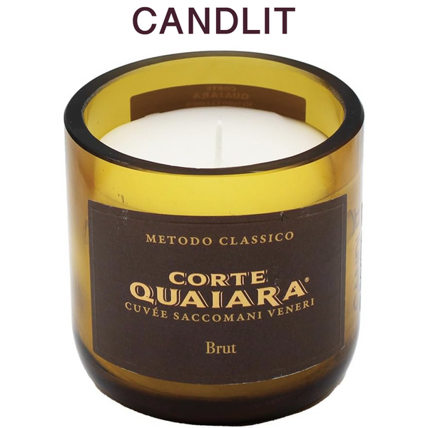 Candlit Candela in Bottiglia di Corte Quaiara Cuvée Saccomani Veneri
