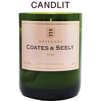 Candlit Candela in Bottiglia di Coates & Seely Rosè