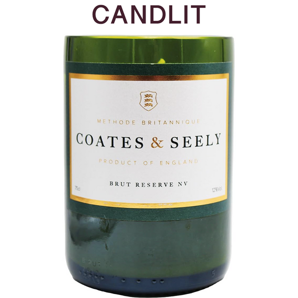 Candlit Candela in bottiglia Coates & Seely Brut Blanc de Noirs