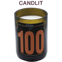 Candlit Candle Decoration in a Bottle by Pasini San Giovanni 100