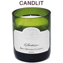 Candlit Candle in a Bottle by Le Marchesine Opera Metodo Classico