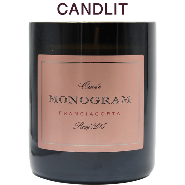 Candlit Candela in bottiglia Franciacorta Monogram Millesimato Rosé DOCG