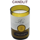 Candlit Bottle Candle by Conte Vistarino Ries