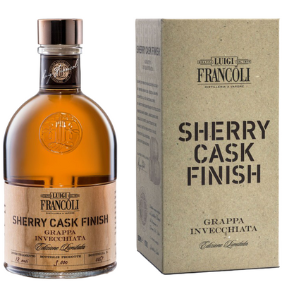Francoli Grappa Invecchiata Sherry Finish Cask