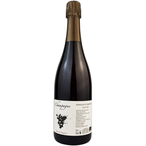 Champagne Emmanuel Brochet Rosé de Saignée Premier Cru Extra Brut